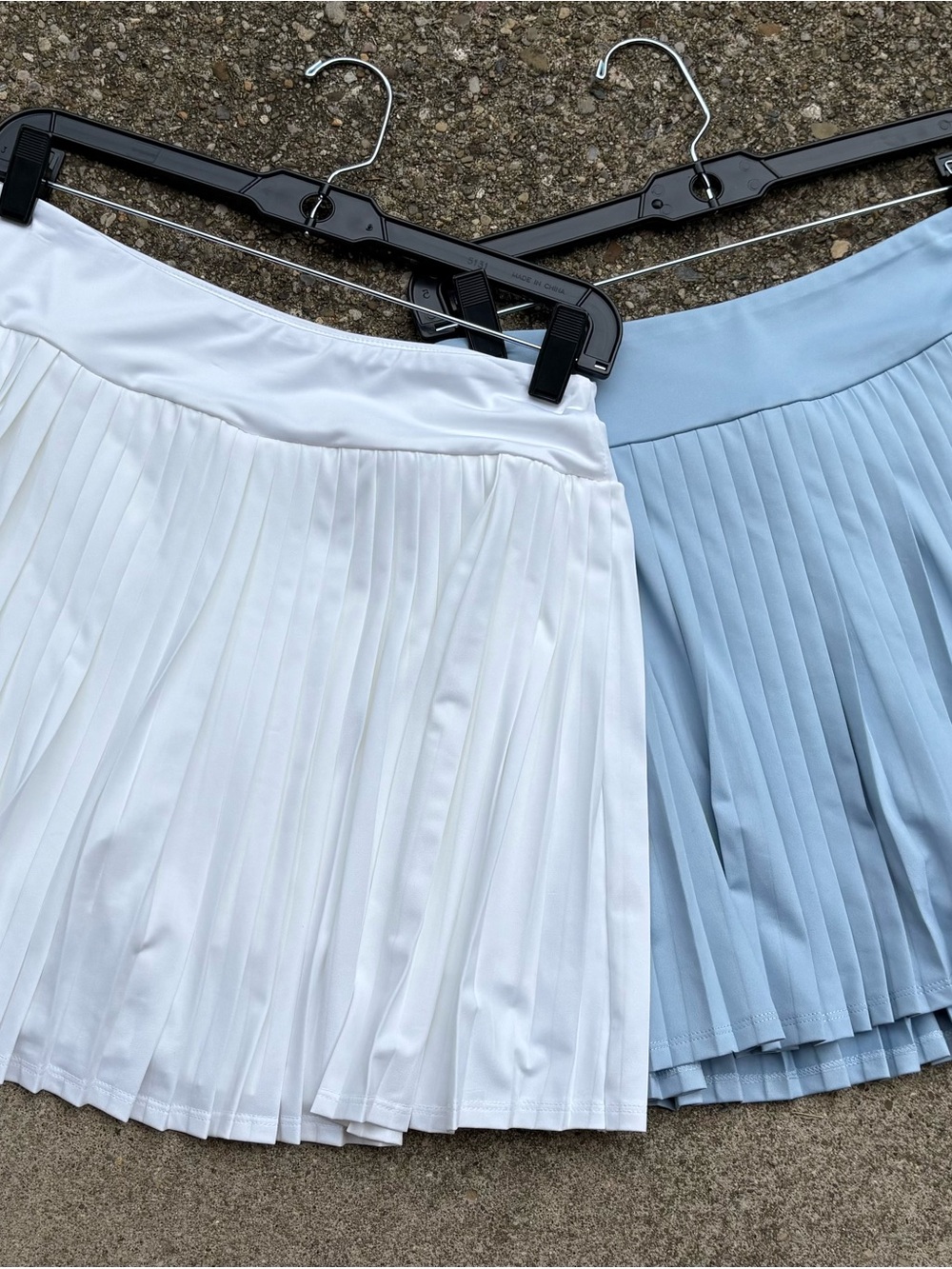 Art Class Bundle 2 Pleated Tennis Skirt- Skorts Built in Shorts White & Blue